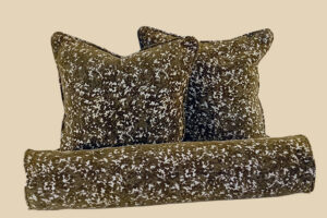 ensemble vegetalia : 2 coussins et 1 traversin
