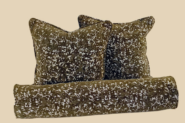 ensemble vegetalia : 2 coussins et 1 traversin